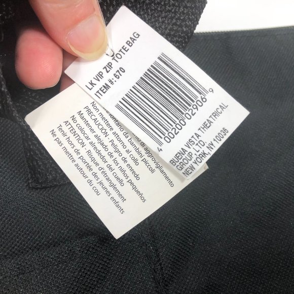 THE LION KING Official Broadway VIP Tote Bag NWT - Picture 2 of 5